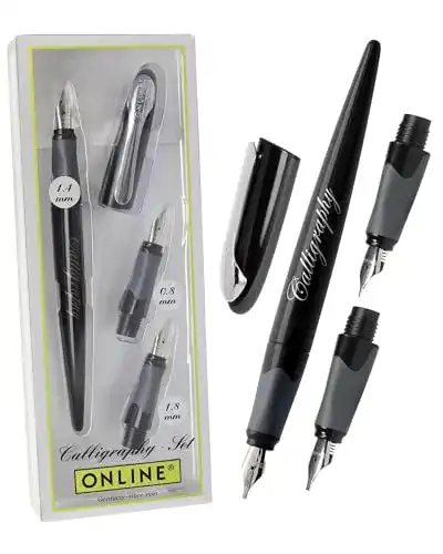 Kalligraphie Füller Online Air Kalligraphie Set in Schwarz