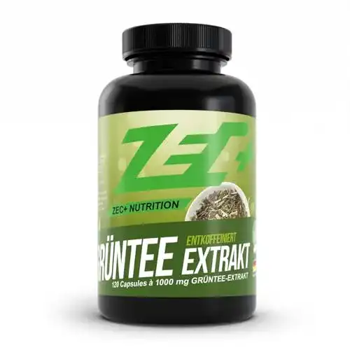Zec+ Nutrition Grüner Tee Kapseln mit hochdosiertem Extrakt