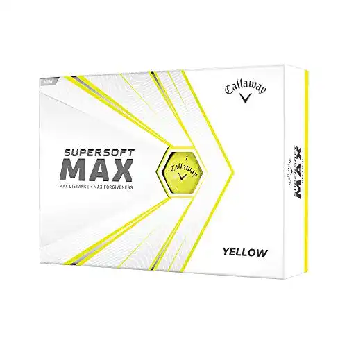 Callaway Golf Supersoft Max Golfbälle 2021 für hohe Distanz
