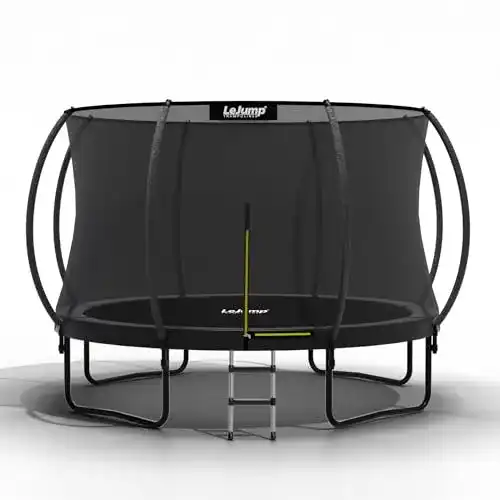LeJump Trampolin 305 cm mit Sicherheitsnetz und Leiter