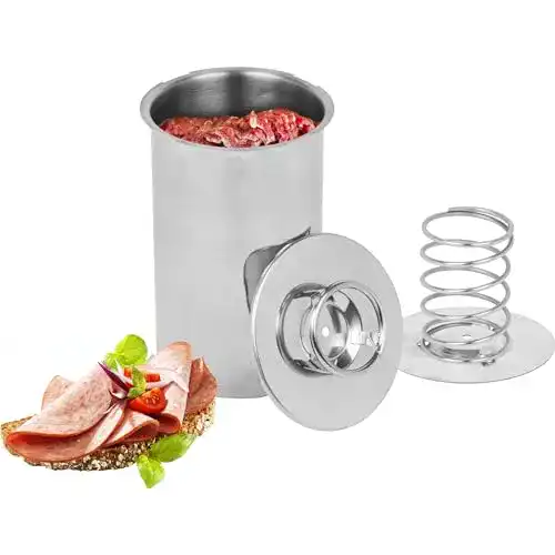 Schinkenkocher aus Edelstahl von Browin Schinkernpresse 313015