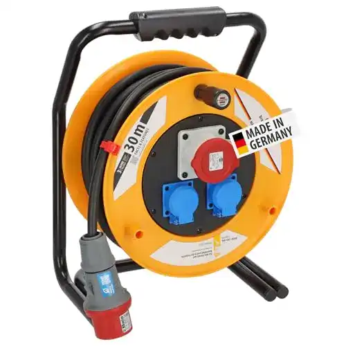 CEE-Kabeltrommel Brennenstuhl Brobusta mit 30m RN-Kabel