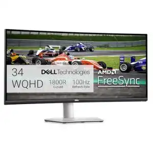 Curved Monitor 34 Zoll Dell S3422DW WQHD (3440×1440) mit 21:9 Bildformat