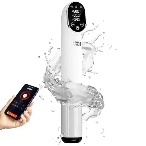 Sous-Vide-Stick Lebenlang 1200W mit App-Steuerung für präzises Garen