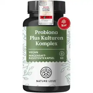 Probiotika Nature Love Probiona Plus mit 120 Milliarden KBE pro Tagesdosis