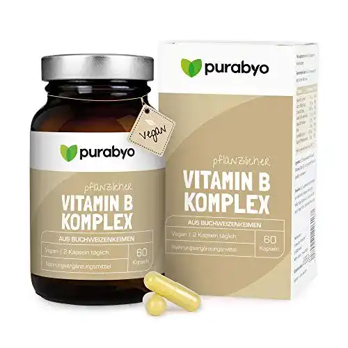 Vitamin B Komplex von Purabyo – Hochdosiert und Vegan