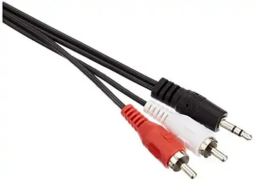 Cinch-Kabel Hollywood Audio Adapterkabel 5m 3,5mm Klinke auf 2x Cinch
