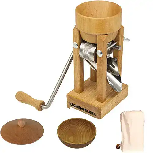 Flockenquetsche Eschenfelder Komplett-Set aus Holz