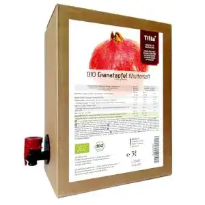 BIO Granatapfelsaft 100% von naturi.me – Muttersaft aus Granatäpfeln