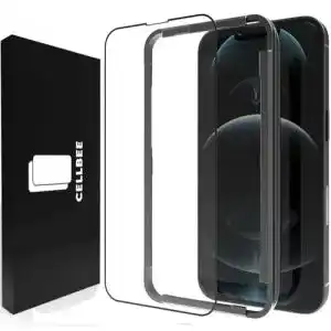 Panzerglas für iPhone 13 Mini von Cellbee Displayschutz und Applikator