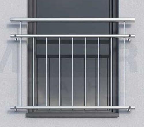 Französischer Balkon Trummer Edelstahl V2A in verschiedenen Längen