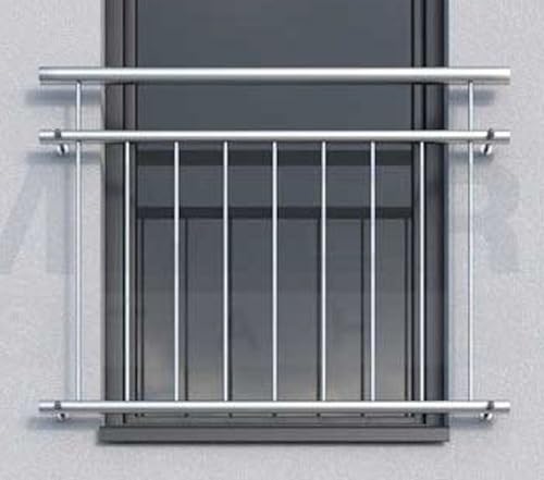 Französischer Balkon Trummer Edelstahl V2A in verschiedenen Längen