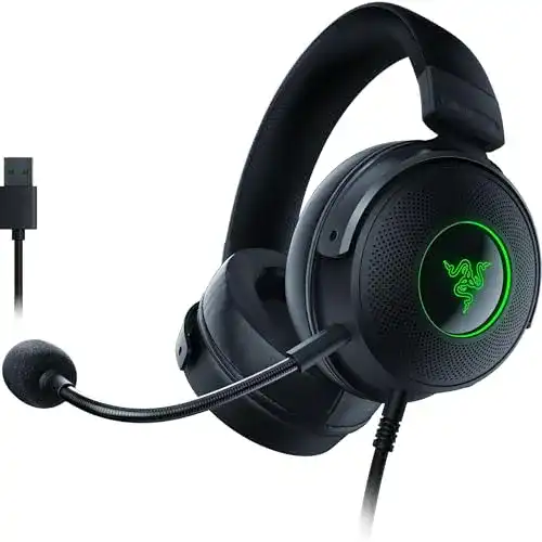 Razer Kraken V3 Headset – Kabelgebundenes USB Gaming mit RGB-Beleuchtung