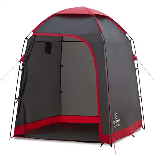 Duschzelt Justcamp Freeport mit 2 m Höhe für Camping und Outdoor