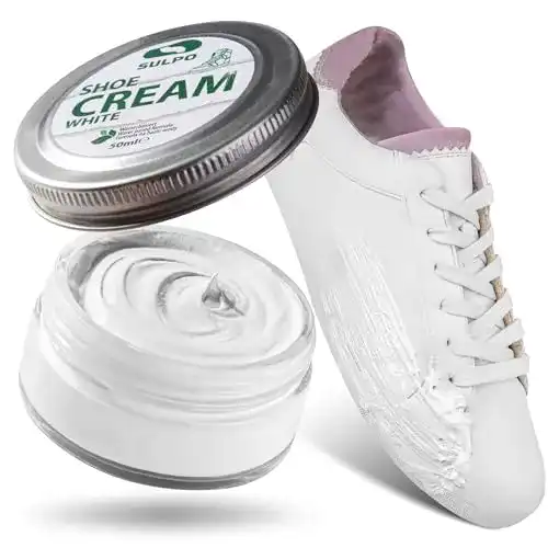 Schuhcreme weiß Sulpo – Lederpflege für Glattleder und Kunstleder