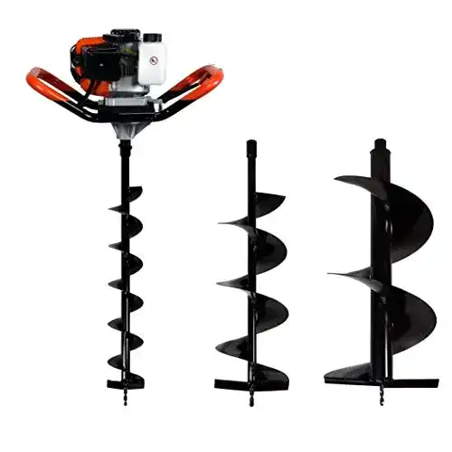 Erdbohrer mit Benzinmotor von GT Garden, 3 PS, 52 cm³