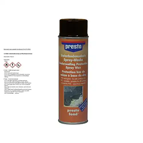 Presto Unterbodenwachs hell 500 ml für effektiven Unterbodenschutz