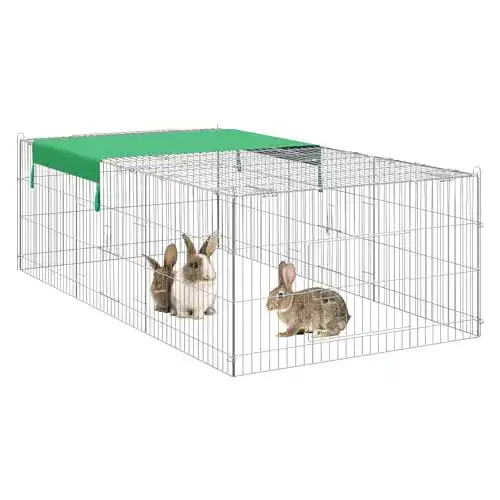 Freilaufgehege EUGAD für Kaninchen und Hasen