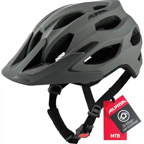 Fahrradhelm Alpina Carapax 2.0 für Erwachsene in coffeegrey matt