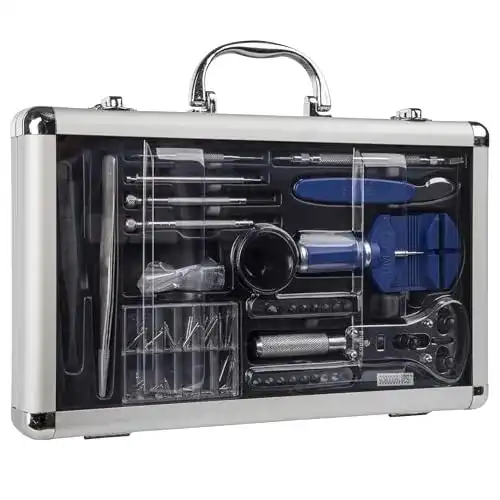 Uhrmacherwerkzeug Set Brüder Mannesmann M11760 im Alukoffer