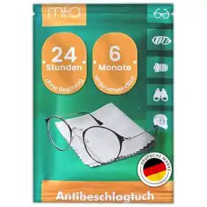 Antibeschlagtücher mfa für Brillen und andere Gläser