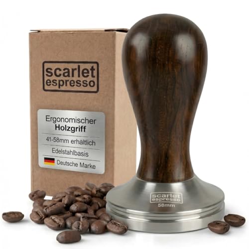 Tamper Scarlet Bijoux Espresso Classic mit ergonomischem Griff