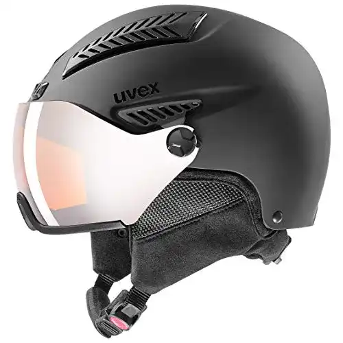 Uvex Skihelm HLMT 600 Visor – robuster Skihelm mit Visier