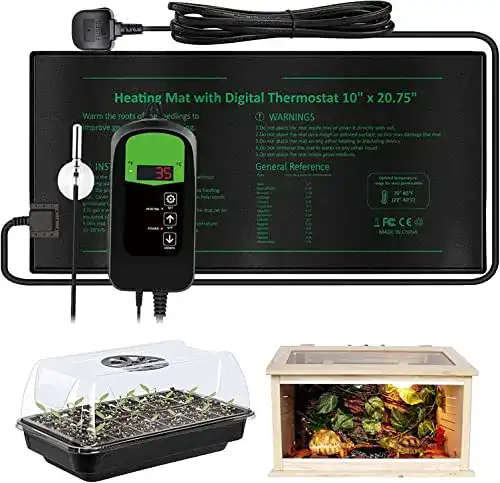 Terrarium Heizmatte Grenebo für Haustiere und Reptilien