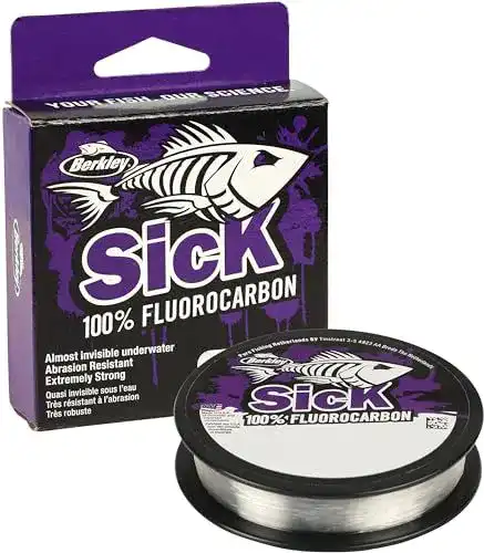 Fluorocarbon-Schnur Berkley Sick Vorfachmaterial – 50 m, farblos