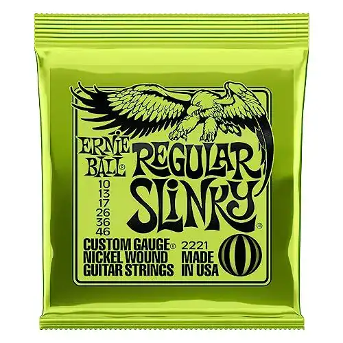 Gitarrensaiten Ernie Ball Regular Slinky Nickel Wound E- Stärke 10-46