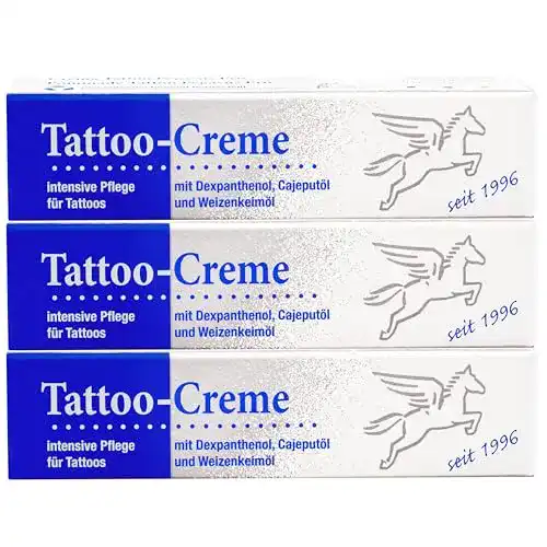 Tattoo-Creme Pegasus Pro 3er-Set, tägliche Pflege & Aftercare