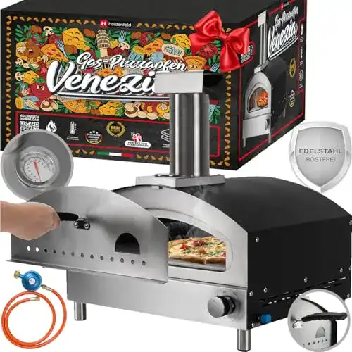 Pizzaofen Gas Heidenfeld Venezia – Gasofen mit 500°C