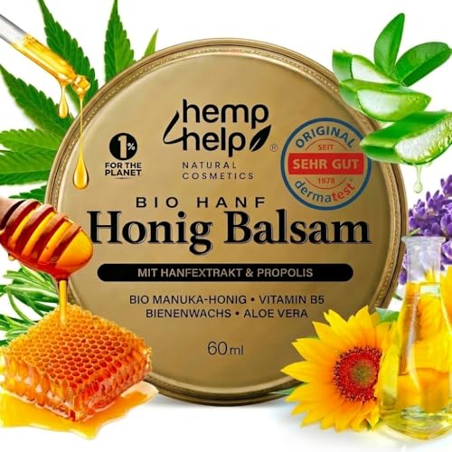 Hanfsalbe Hemp Help mit Manuka-Honig für Neurodermitis und Ekzeme