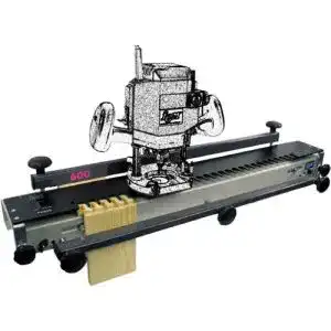 Zinkenfräsgerät Igm FD 600 mit Schablone und Fräser
