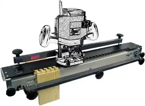 Zinkenfräsgerät Igm FD 600 mit Schablone und Fräser