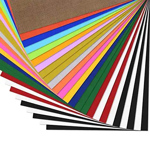 Plotterfolie Zwanzer Textil 25er Pack Heat Transfer Vinyl 30,5 x 25,4 cm