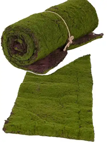 Kunstmoos Matte für Dekoration 30×90 cm aus Textilfasermaterial