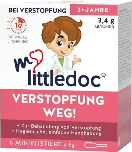 Glycerin Miniklistiere zur Behandlung von Verstopfung