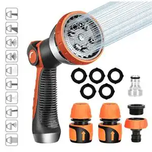 Gartenbrause aus Metall – Multifunktionale Handbrause für den Garten