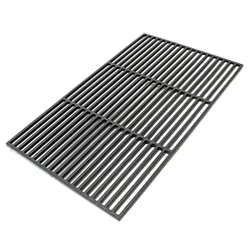 Gusseisen Grillrost eckig 60 x 40 cm für Holzkohle- und Gasgrills