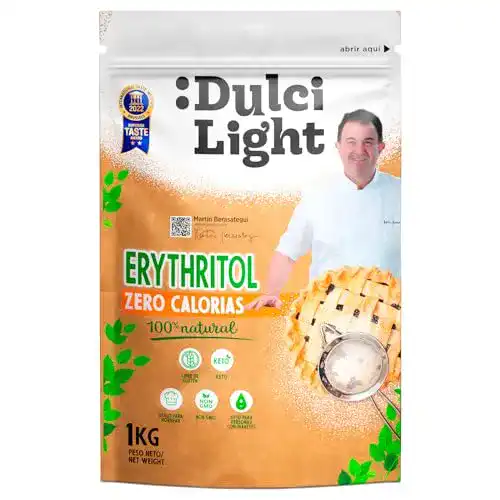 Erythrit DULCI LIGHT 1 kg – Natürlicher Süßstoff ohne Kalorien