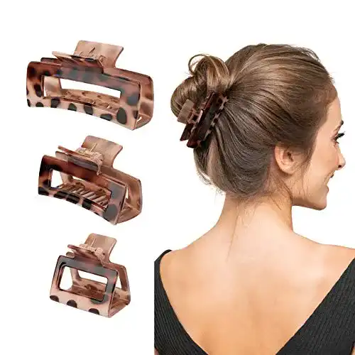 Haarklammer Shinowa Set mit 3 Druck Haar Greifern