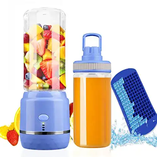 Tragbarer Mixer CORESLUX Smoothie Mix & Go mit 2 BPA freien Flaschen