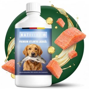 Lachsöl für Katzen und Hunde Nativivo Premium 1000ml