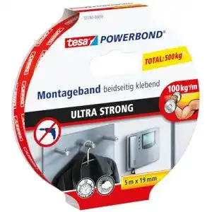 Doppelseitiges Klebeband tesa Powerbond ULTRA STRONG