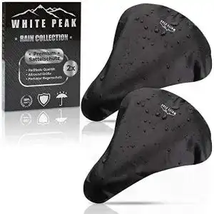 Fahrradsattel-Regenschutz White Peak 2er Set wasserdicht