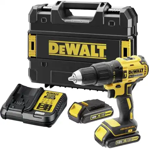 Dewalt Akku-Bohrschrauber 18V mit 1,5Ah Li-Ion Akkus und Ladegerät