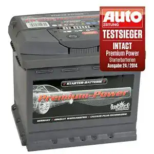 Intact 50Ah Starterbatterie 12V 540A Wartungsfrei und Auslaufsicher