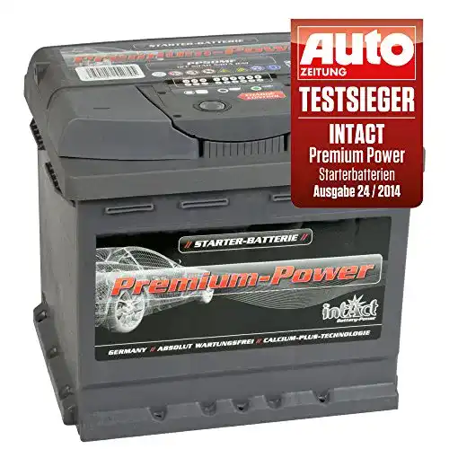 Intact 50Ah Starterbatterie 12V 540A Wartungsfrei und Auslaufsicher