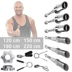 Langhantelstange Miweba Sports Hantel LH100 für Krafttraining